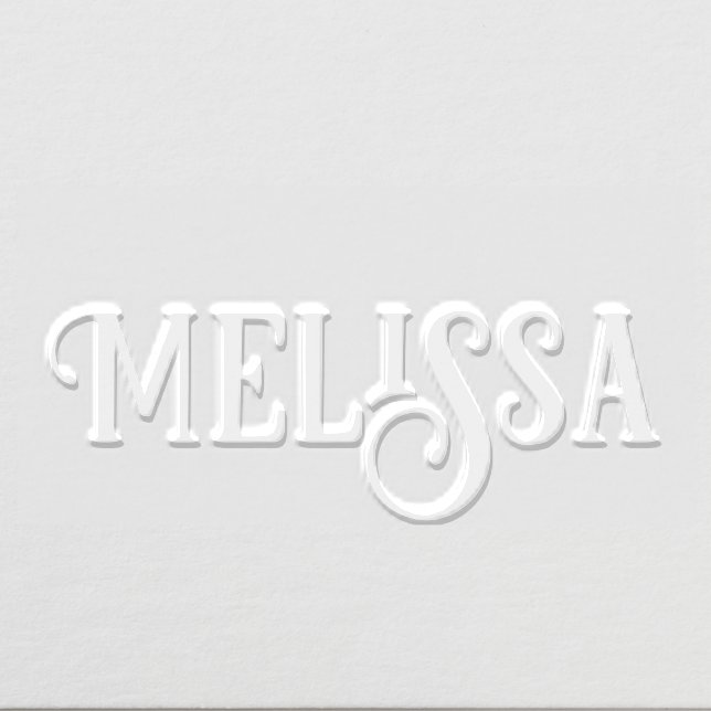 Simple Elegant Minimalist #16 Name Only Embosser (Design)