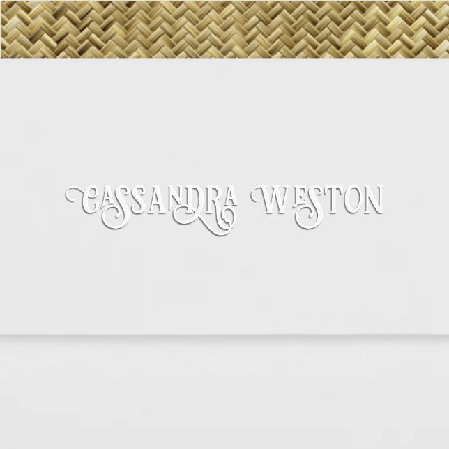 Simple Elegant Minimalist #16 Name Only Embosser (Creator Uploaded)