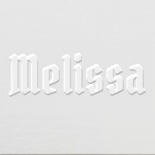 Simple Elegant Minimalist #17XL Name Only Embosser (Design)