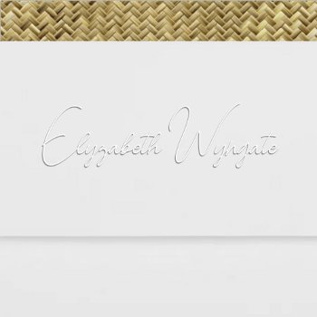 Simple Elegant Minimalist #23 Script Name Only Embosser by ItsMyPartyDesigns at Zazzle