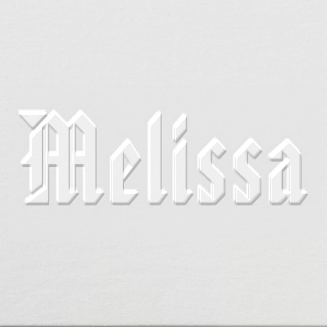 Simple Elegant Minimalist #24XL Name Only Embosser (Design)