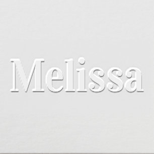 Simple Elegant Minimalist #25XL Name Only Embosser