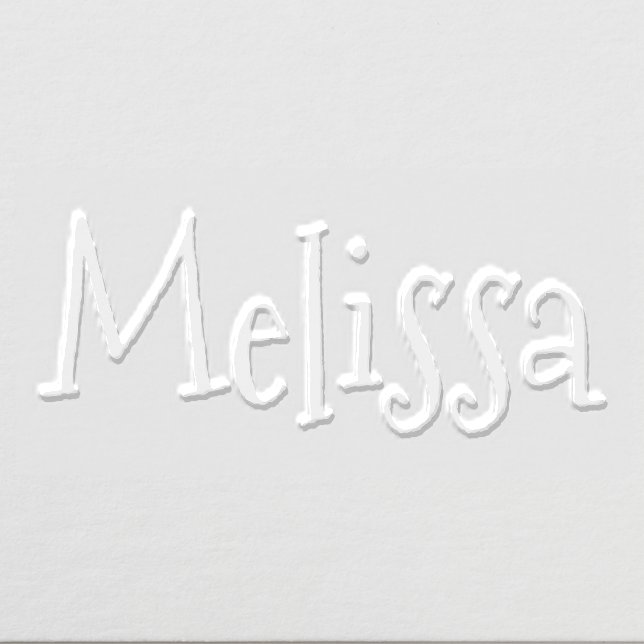 Simple Elegant Minimalist #33XL Name Only Embosser (Design)