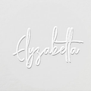 Simple Elegant Minimalist #41XXL Script Name Only Embosser