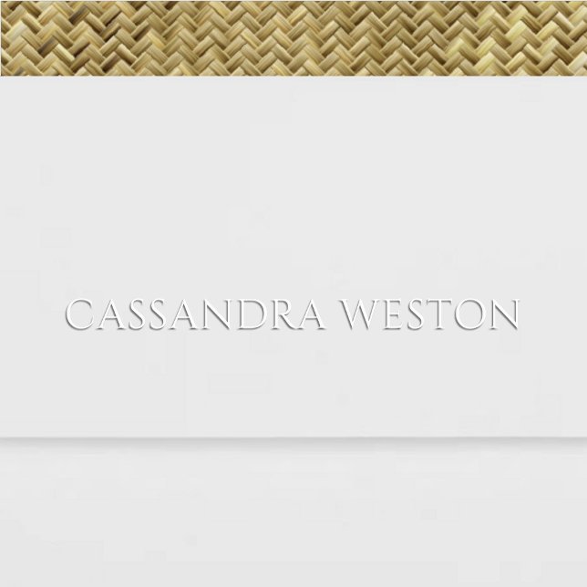 Simple Elegant Minimalist #4 Name Only Embosser (Creator Uploaded)