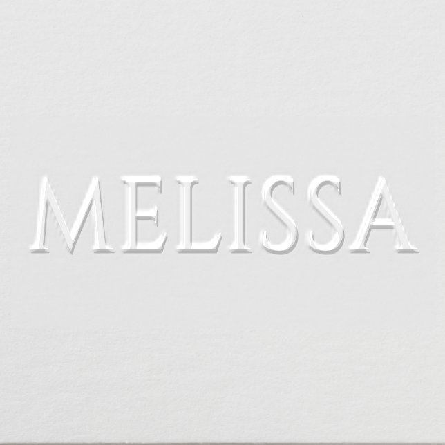 Simple Elegant Minimalist #4XL Name Only Embosser (Design)