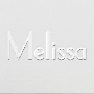 Simple Elegant Minimalist #6XL Name Only Embosser