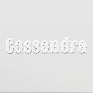 Simple Elegant Minimalist #75XL Name Only Embosser