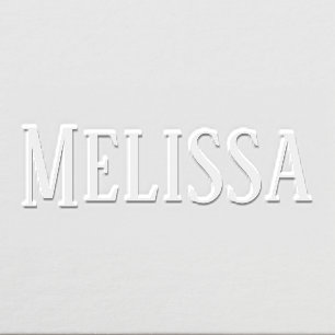 Simple Elegant Minimalist #8XL Name Only Embosser