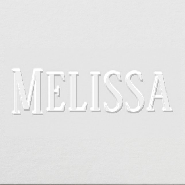 Simple Elegant Minimalist #8XL Name Only Embosser (Design)