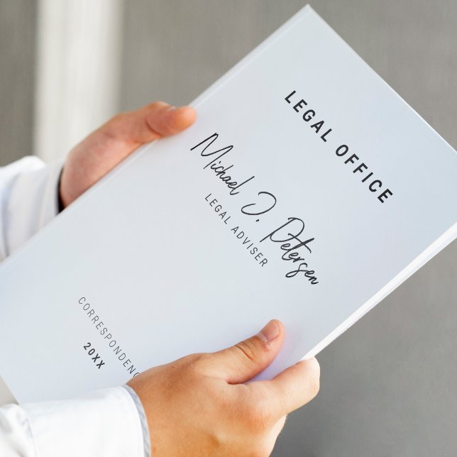 Simple elegant minimalist professional office pocket folder (Creator Uploaded)