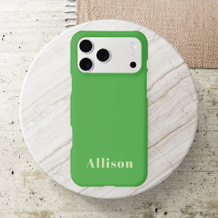 Simple Elegant Modern Green Stylish Cute Girly iPhone 17 Pro Max Case