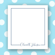 Simple Elegant Modern Hand Lettered Script Notepad