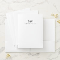 Simple Elegant Modern Monogram