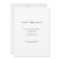 Simple Elegant Modern Photo Wedding Save the Date