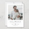 Simple Elegant Modern Photo Wedding Save the Date
