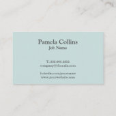 Simple Elegant Modern Professional Monogram Business Card | Zazzle