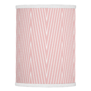 Simple, elegant, modern, white, blush, lines lamp 