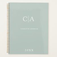 Simple, elegant monogram invitation planner