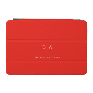Simple, elegant monogram iPad mini cover