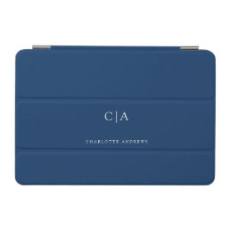 Simple, elegant monogram iPad mini cover