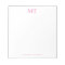 Simple Elegant Monogram Stationery Notepad
