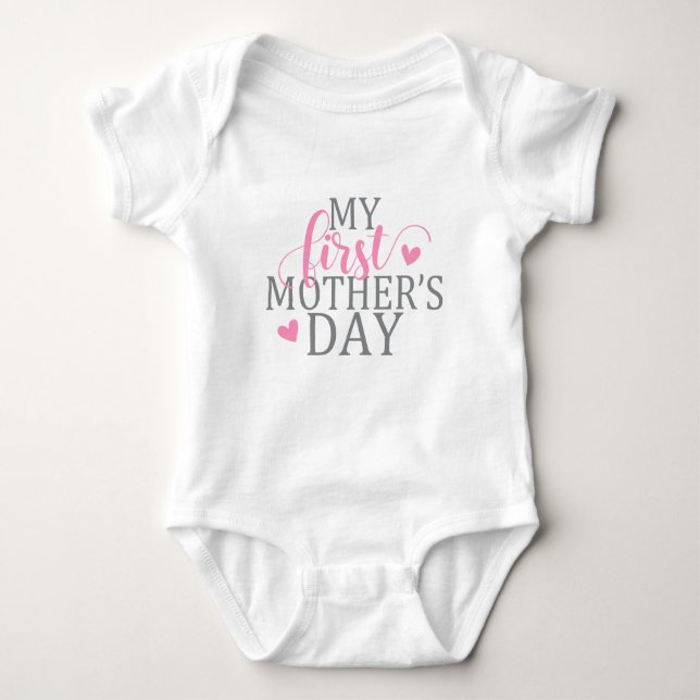 Simple & Elegant My First Mother's Day | Bodysuit (Front)