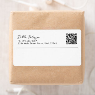 Simple Elegant Name Modern Label