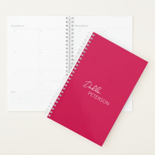 Simple Elegant Name Modern Planner