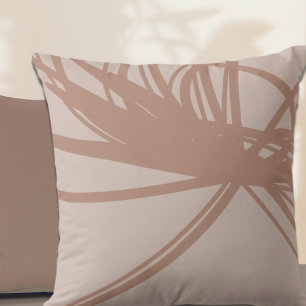 Simple Elegant Neutral Throw Pillow