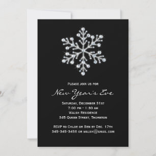 Simple & Elegant New Year's Eve Party Invitation