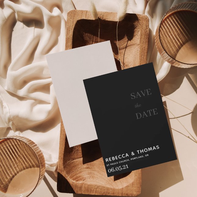 simple elegant non photo save the date (Creator Uploaded)