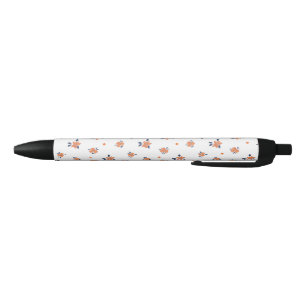 Simple Elegant Orange Flower Cute Pen
