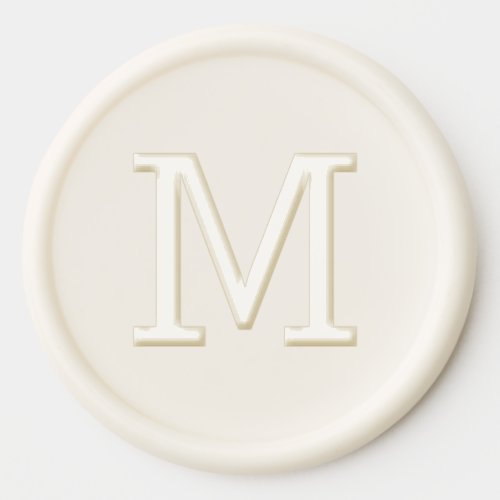Simple Elegant Personalized Monogram  Wax Seal Sticker