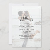 Simple Elegant Photo Bridal Shower Invitation (Front)