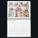 Simple Elegant Photo Collage Calendar<br><div class="desc">Simple Photo Collage Custom Calendar. Celebrate the moments that matter with this personalized photo calendar featuring a clean and simple photo collage layout. Instead of text on the cover and each month, a favorite photo is placed front and center—perfect for showcasing family memories, your kids, pets, travel adventures, or any...</div>
