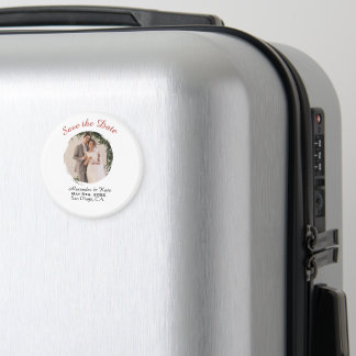 Simple Elegant Photo Save the Date Magnet