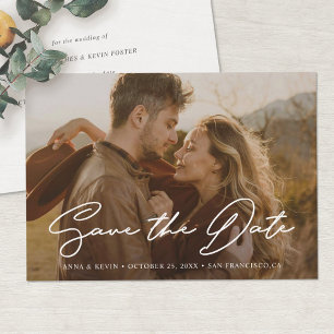 Simple Elegant Photo Save the Date Template