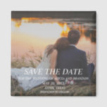 Simple Elegant Photo Wedding Modern Whimsy Magnet<br><div class="desc">Simple,  elegant,  modern photo Wedding,  Save the Date magnet. You can personalize it with your details.</div>