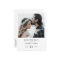 Simple Elegant Photo Wedding Save the Date
