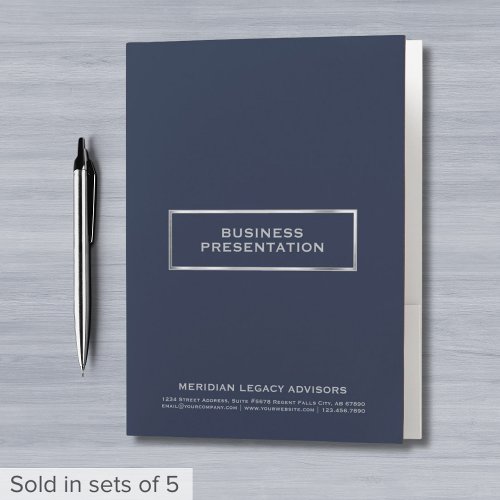 Simple Elegant Presentation Folder