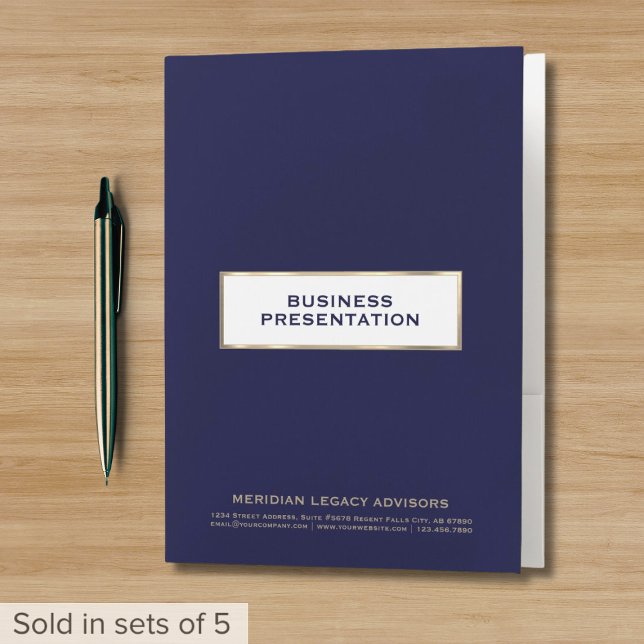 Simple Elegant Presentation Folder (Creator Uploaded)