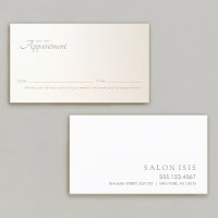 Simple Elegant Professional Appointment Reminder