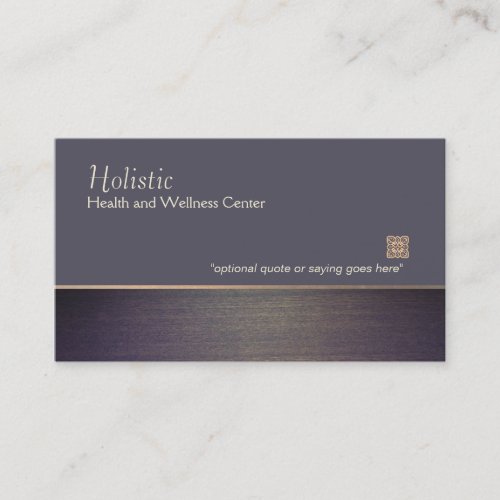 Faux Wood Elegant Business Card