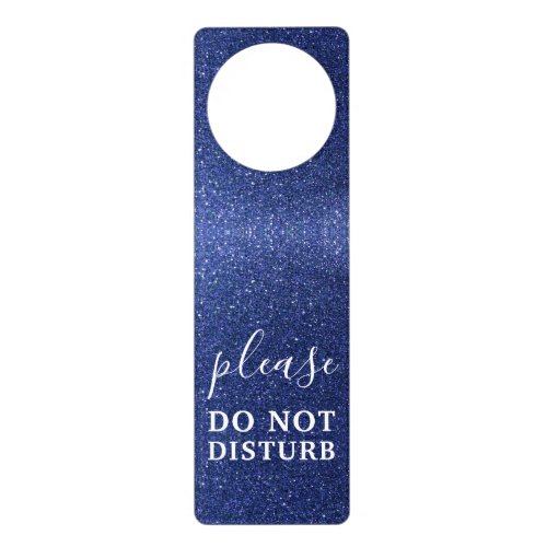 Simple Elegant Professional Do Not Disturb Glitter Door Hanger