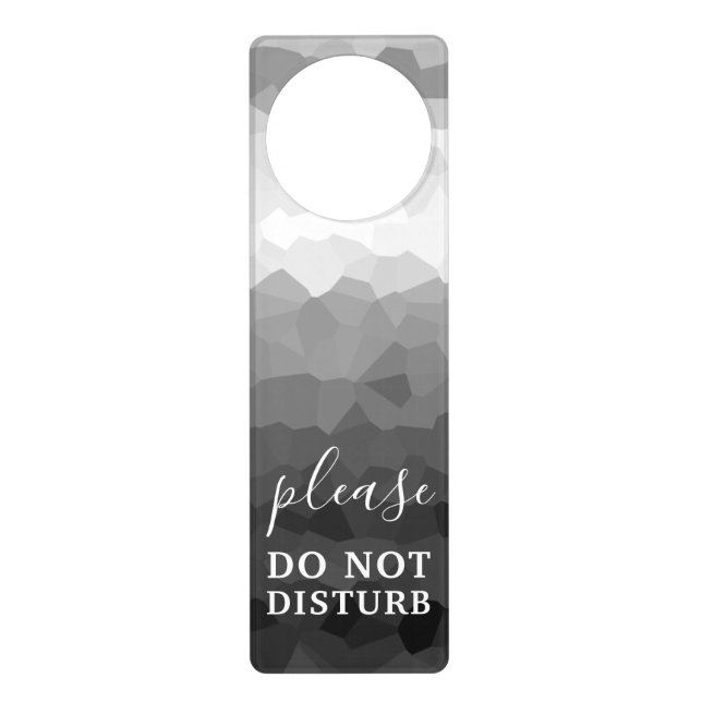 Simple Elegant Professional Do Not Disturb Graphic Door Hanger (Front)
