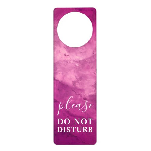 Simple Elegant Professional Do Not Disturb Marble  Door Hanger