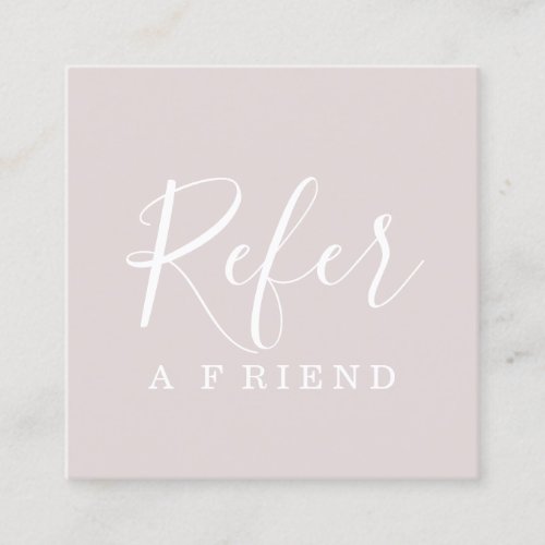 Simple Elegant Referral Card