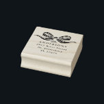 Simple Elegant Ribbon Bow Wood Art Stamp<br><div class="desc">Simple Elegant Ribbon Bow Wood Art Stamp</div>