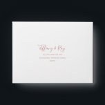 Simple Elegant Rose Gold Self Addressed RSVP Envelope<br><div class="desc">This simple elegant rose gold self-addressed RSVP envelope is perfect for your classic modern minimalist rose gold wedding. Design features classic vintage minimal chic contemporary blush gold font and delicate romantic formal calligraphy. It's excellent for spring, summer, fall, or winter luxury weddings. Keep it as is, or choose to personalize...</div>